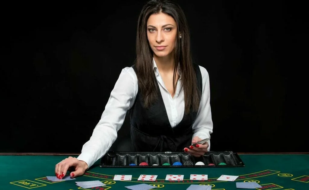 Tampilan suasana meja kasino live BIGWIN138